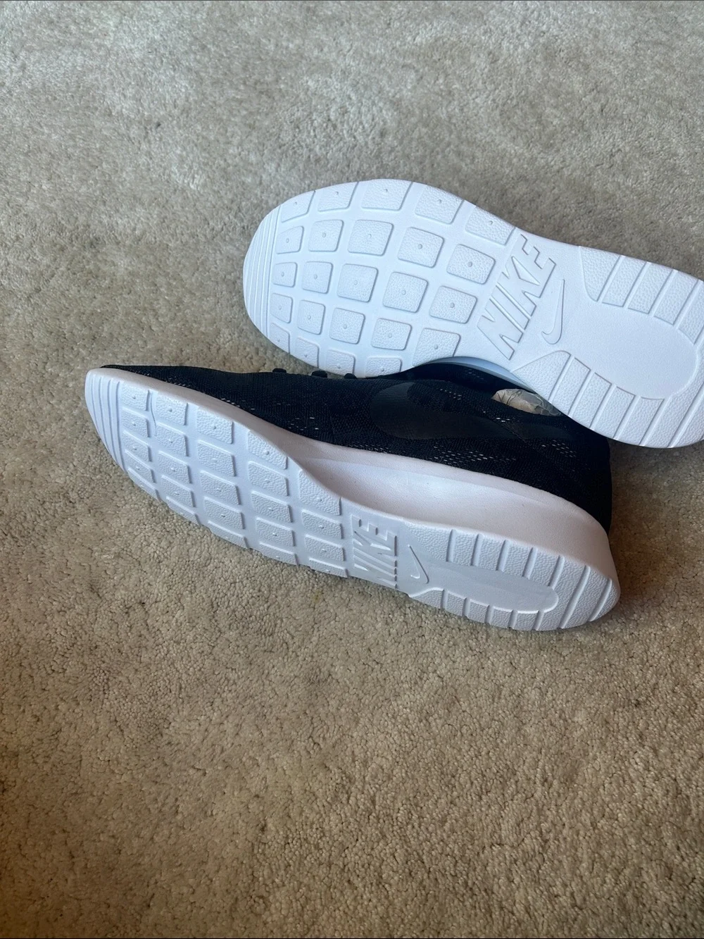 Nike Black and White Lightweight Mesh Trainers